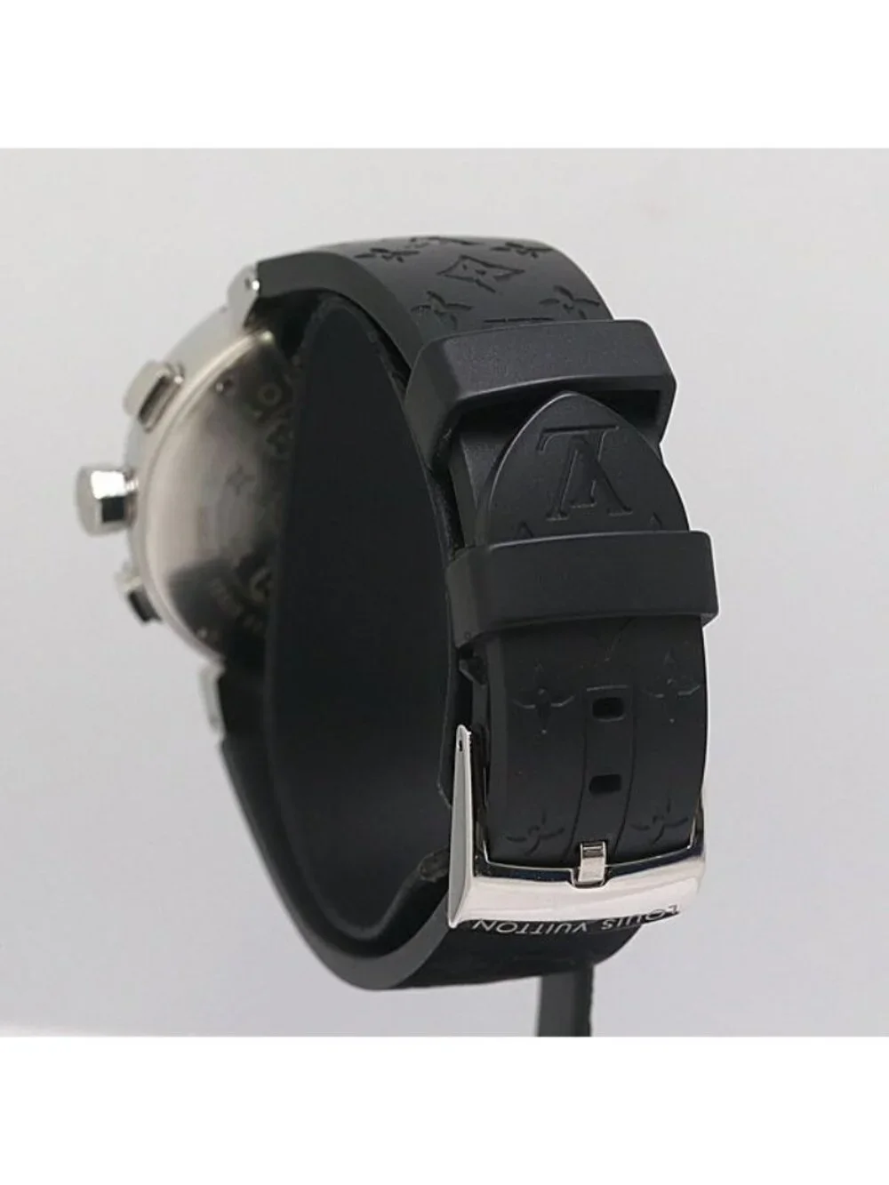 Louis Vuitton Tambour Lovely Cup Quartz Black Dial Chrono Small Seconds Watch